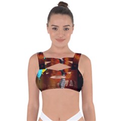 Cute Little Harlequin Bandaged Up Bikini Top by FantasyWorld7