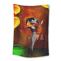 Cute Little Harlequin Small Tapestry by FantasyWorld7