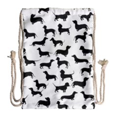 Dachshunds! Drawstring Bag (large) by ZeeBee