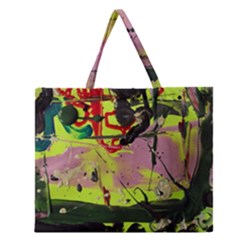 Deep Soul 1 2 Zipper Large Tote Bag by bestdesignintheworld