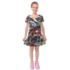 Drone View 1 1 Kids  Short Sleeve Velvet Dress by bestdesignintheworld
