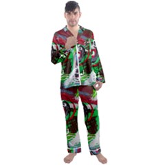 Happy Colors 1 1 Men s Satin Pajamas Long Pants Set by bestdesignintheworld