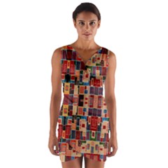 Ab 94 Wrap Front Bodycon Dress by ArtworkByPatrick