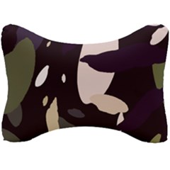 Pattern Formes Vert/noir  Seat Head Rest Cushion by kcreatif