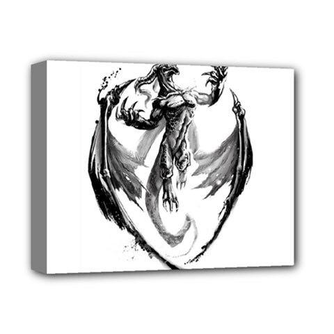 Dragon Design  Deluxe Canvas 14  X 11  (stretched) by myuique