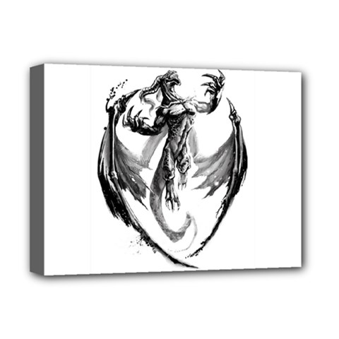 Dragon Design  Deluxe Canvas 16  X 12  (stretched)  by myuique