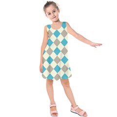 Background Graphic Wallpaper Stylized Colorful Fun Geometric Design Decor Kids  Sleeveless Dress