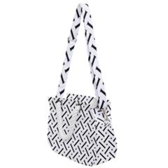 Design Repeating Seamless Pattern Geometric Shapes Scrapbooking Rope Handles Shoulder Strap Bag