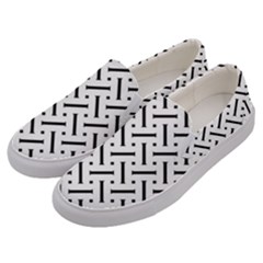 Design Repeating Seamless Pattern Geometric Shapes Scrapbooking Men s Canvas Slip Ons by Vaneshart