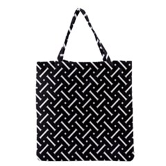 Geometric Pattern Design Repeating Eamless Shapes Grocery Tote Bag by Vaneshart