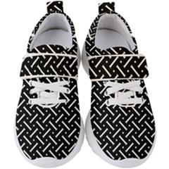 Geometric Pattern Design Repeating Eamless Shapes Kids  Velcro Strap Shoes