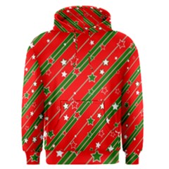 Christmas Paper Star Texture Men s Pullover Hoodie