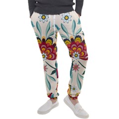 Baatik Print  Men s Jogger Sweatpants by designsbymallika