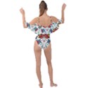 Baatik Print  Drape Piece Swimsuit View2