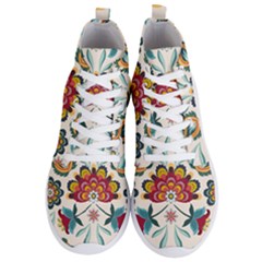 Baatik Print  Men s Lightweight High Top Sneakers