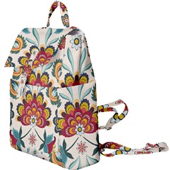 Baatik Print  Buckle Everyday Backpack