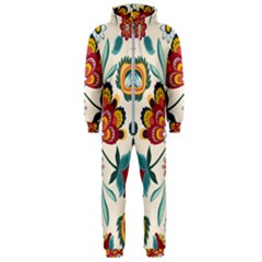 Baatik Print  Hooded Jumpsuit (men)  by designsbymallika