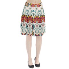 Baatik Print  Pleated Skirt