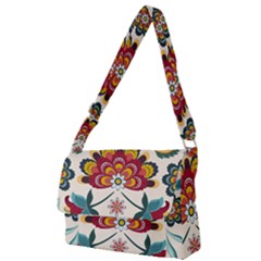 Baatik Print  Full Print Messenger Bag (s) by designsbymallika