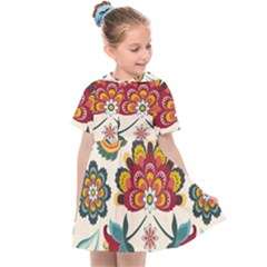 Baatik Print  Kids  Sailor Dress by designsbymallika