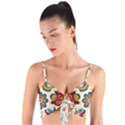 Baatik Print  Woven Tie Front Bralet View1