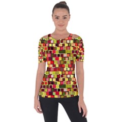 Ab 99 Shoulder Cut Out Short Sleeve Top by ArtworkByPatrick