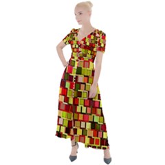 Ab 99 Button Up Short Sleeve Maxi Dress by ArtworkByPatrick