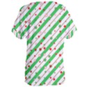 Christmas Paper Stars Pattern Texture Background Colorful Colors Seamless Copy Women s Oversized Tee View2