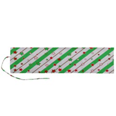 Christmas Paper Stars Pattern Texture Background Colorful Colors Seamless Copy Roll Up Canvas Pencil Holder (l) by Vaneshart