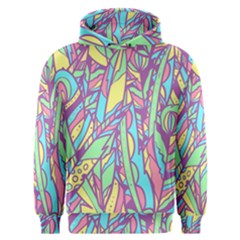 Feathers Pattern Men s Overhead Hoodie