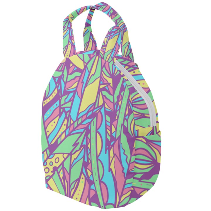 Feathers Pattern Travel Backpacks