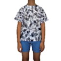 Leaves Pattern Colors Nature Design Kids  Short Sleeve Swimwear View1