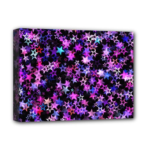 Christmas Paper Star Texture Deluxe Canvas 16  X 12  (stretched) 