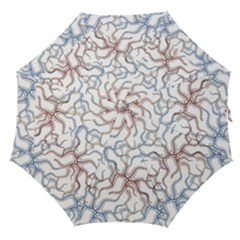 Pearl Pattern Floral Design Art Digital Seamless Straight Umbrellas