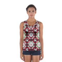 Christmas Happy Holidayw Sport Tank Top 