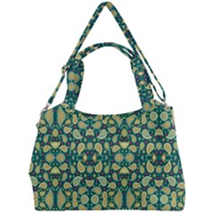 Pattern Abstract Paisley Swirls Artwork Creative Decoration Design Filigree Double Compartment Shoulder Bag