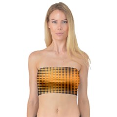 Pattern Lines Sections Yellow Straw Mauve Bandeau Top by Vaneshart