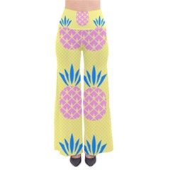 Summer Pineapple Seamless Pattern So Vintage Palazzo Pants by Sobalvarro