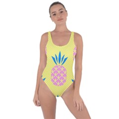 Summer Pineapple Seamless Pattern Bring Sexy Back Swimsuit by Sobalvarro