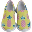 Summer Pineapple Seamless Pattern Kids Lightweight Slip Ons View1