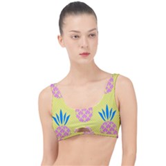 Summer Pineapple Seamless Pattern The Little Details Bikini Top by Sobalvarro