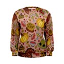 Thanksgiving Pattern Women s Sweatshirt View1