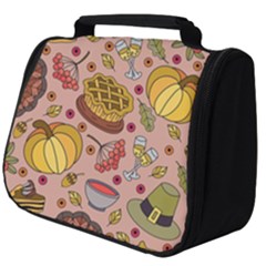 Thanksgiving Pattern Full Print Travel Pouch (big) by Sobalvarro