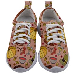 Thanksgiving Pattern Kids Athletic Shoes