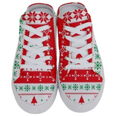 Ugly Christmas Sweater Pattern Half Slippers by Sobalvarro