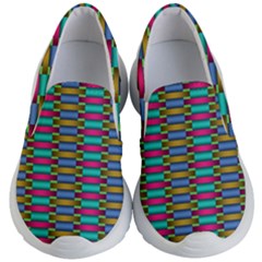 Seamless Tile Pattern Kids Lightweight Slip Ons by HermanTelo