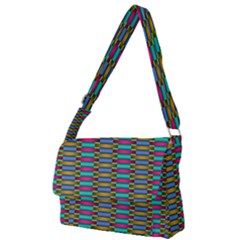 Seamless Tile Pattern Full Print Messenger Bag (l)