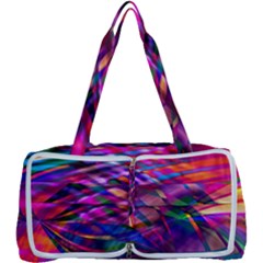 Wave Lines Pattern Abstract Multi Function Bag
