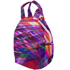 Wave Lines Pattern Abstract Travel Backpacks