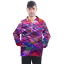 Wave Lines Pattern Abstract Men s Half Zip Pullover View1